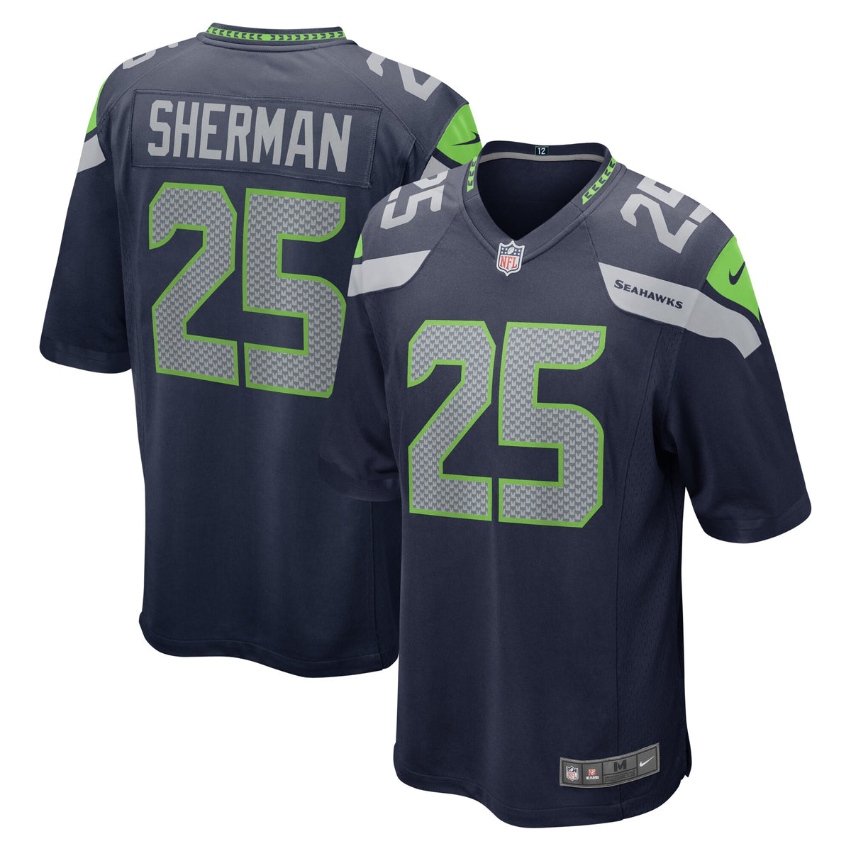 Richard Sherman Seattle Seahawks Nike Retired Game Jersey College Navy