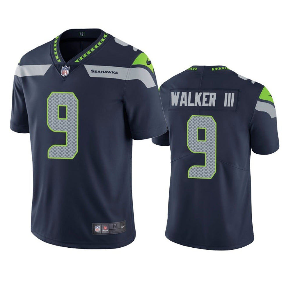 Youth Seattle Seahawks Kenneth Walker III Vapor Jersey Navy