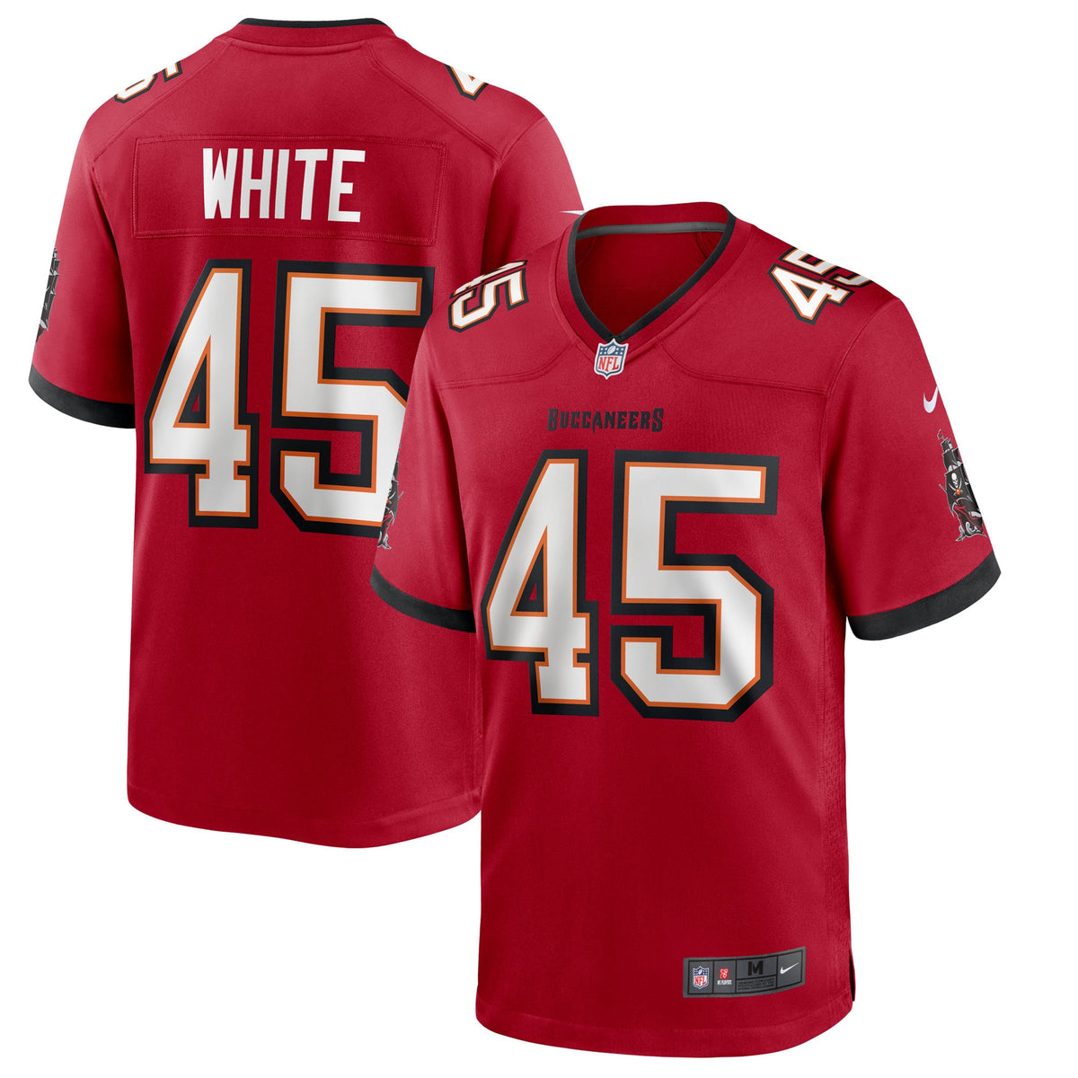 Devin White Tampa Bay Buccaneers Nike Game Player Jersey   Red