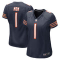 Number 1 Mom Chicago Bears Nike Women s Game Jersey   Navy