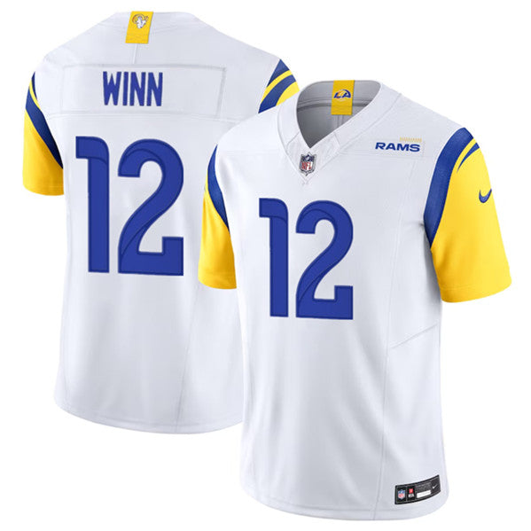 Men s Los Angeles Rams Dresser Winn White 2023 Vapor Untouchable Stitched Jerseys