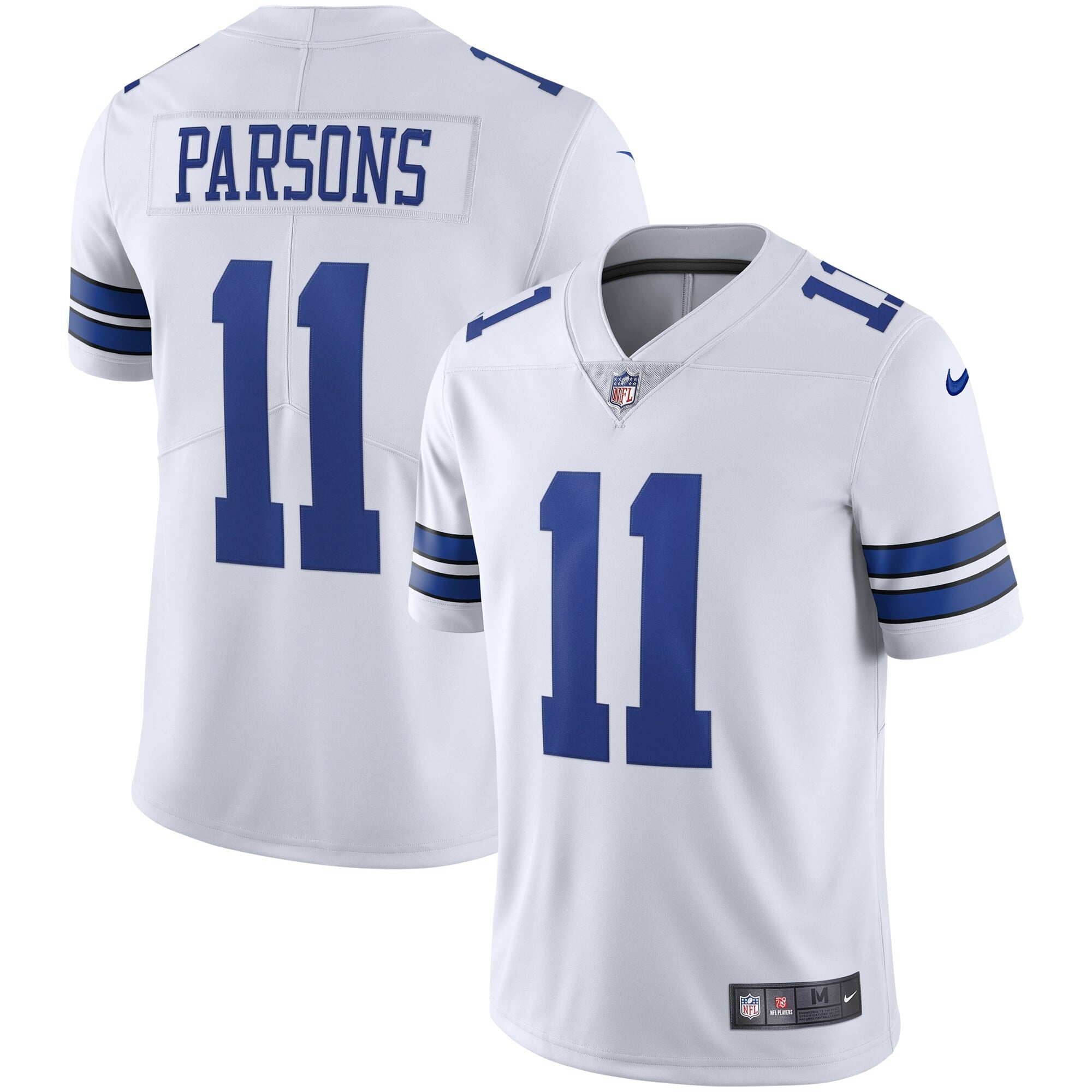 Men s Nike Micah Parsons White Dallas Cowboys Vapor Limited Jersey