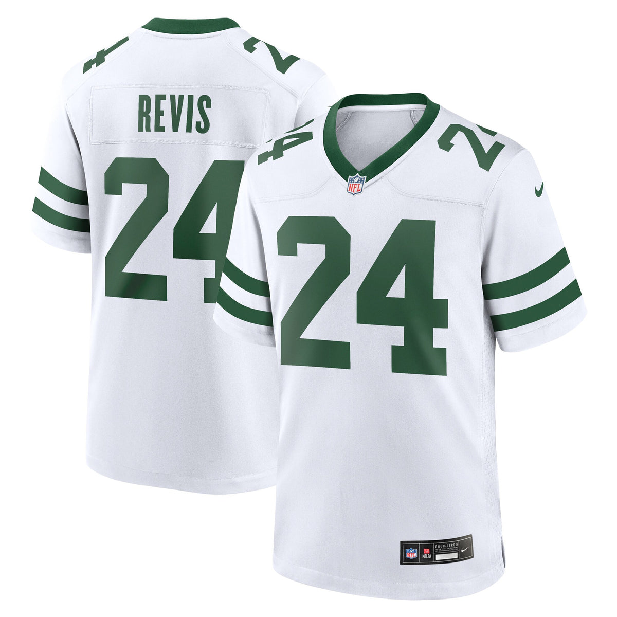 Darrelle Revis New York Jets Nike Legacy Retired Player Game Jersey   White
