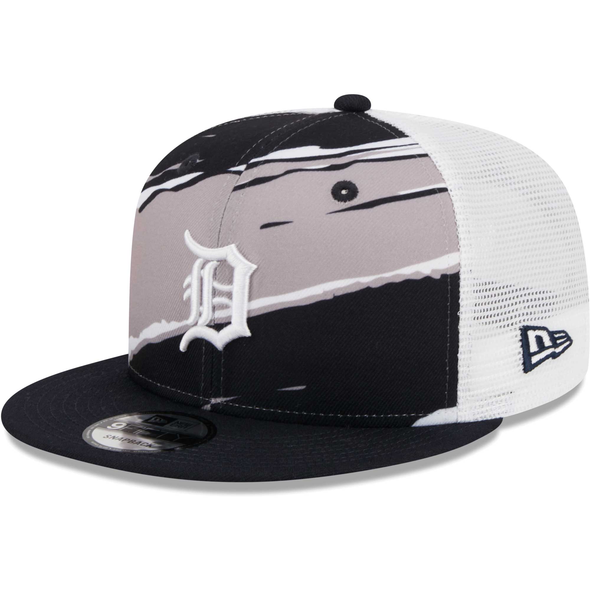 Detroit Tigers New Era Tear Trucker 9FIFTY Snapback Hat - Navy