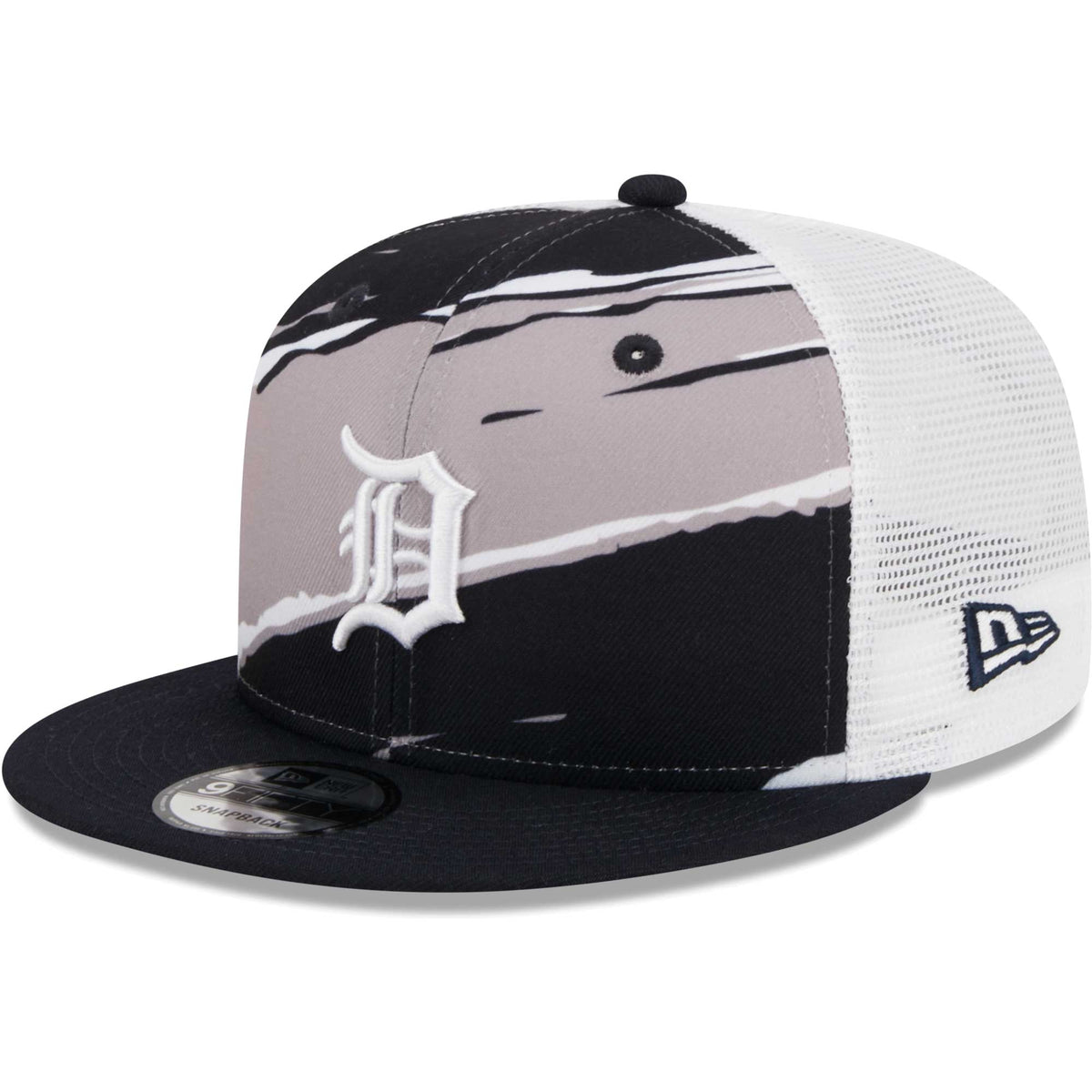 Detroit Tigers New Era Tear Trucker 9FIFTY Snapback Hat - Navy