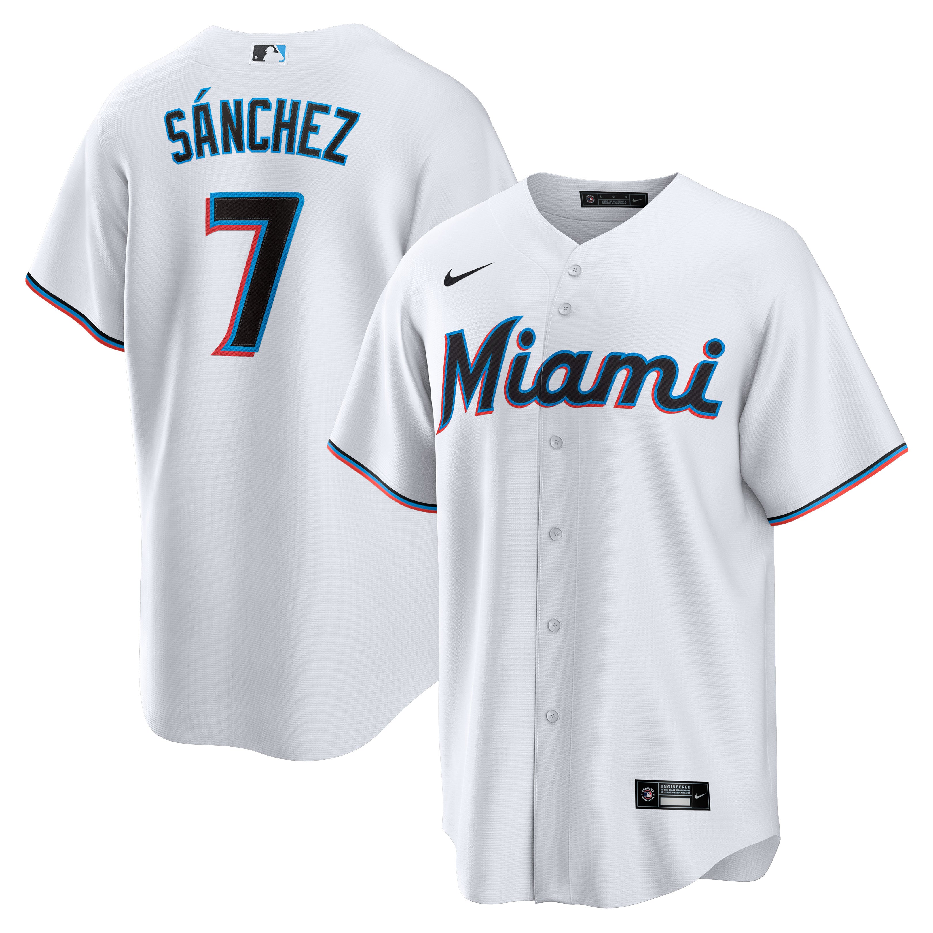 Jesus Sanchez Miami Marlins Nike Home Replica Player Jersey - White