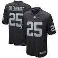 Fred Biletnikoff Las Vegas Raiders Nike Game Retired Player Jersey   Black