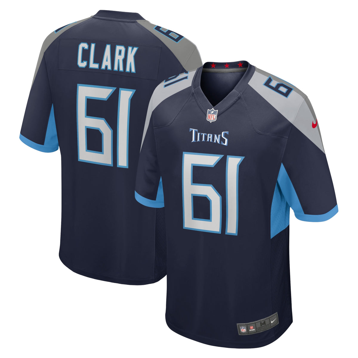 Le Raven Clark Tennessee Titans Nike Home Game Player Jersey   Navy