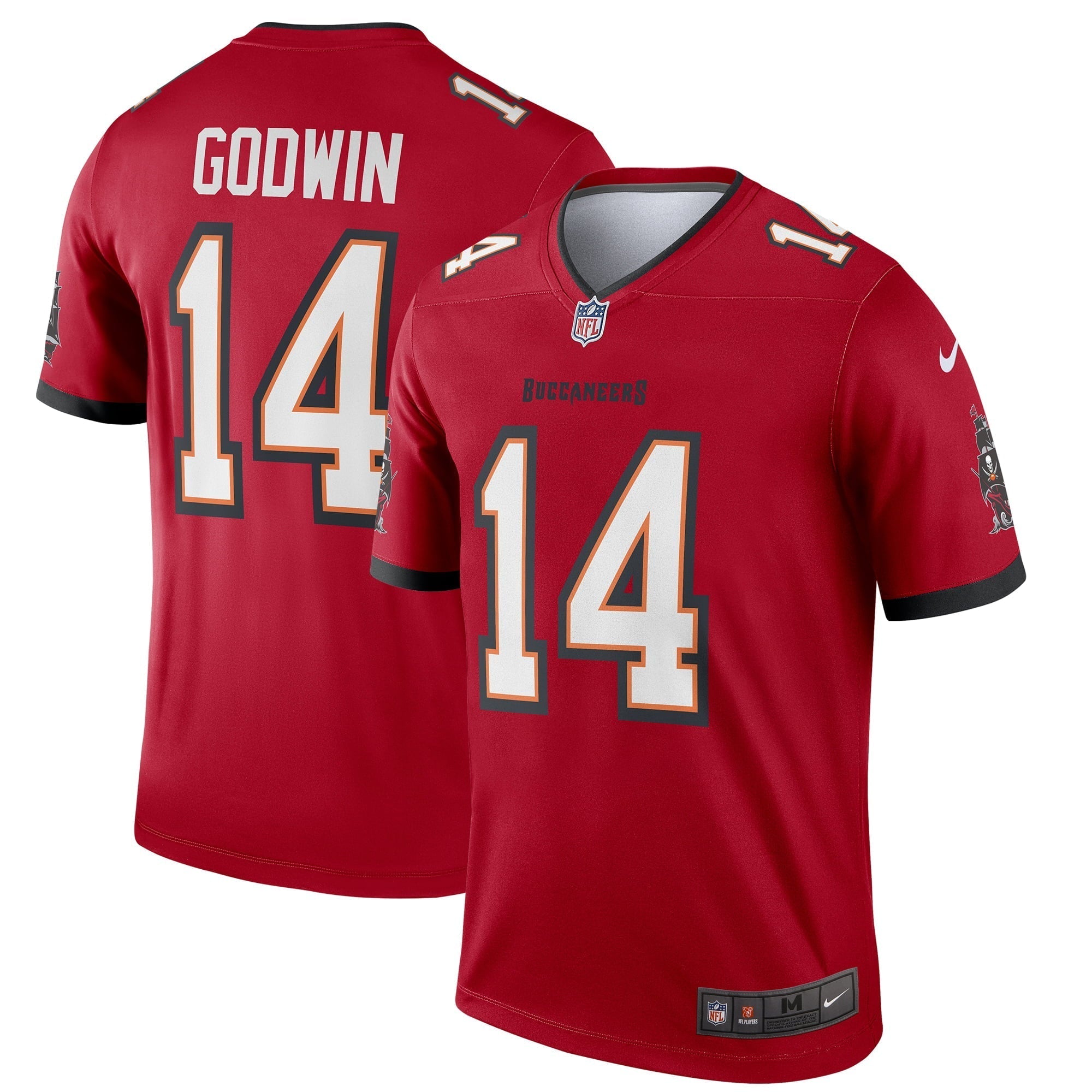Men s Nike Chris Godwin Red Tampa Bay Buccaneers Legend Jersey