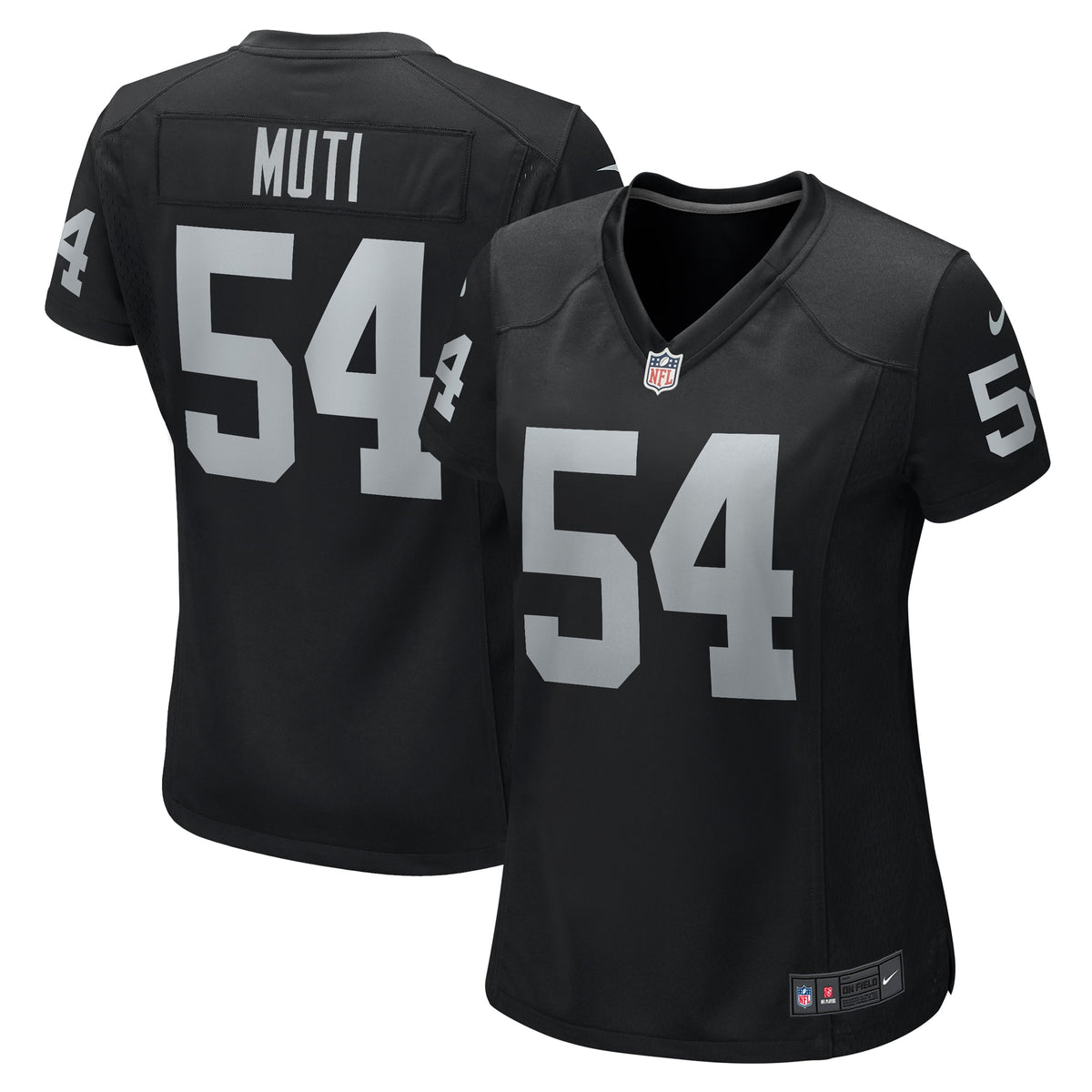 Netane Muti Las Vegas Raiders Nike Women s Team Game Jersey    Black