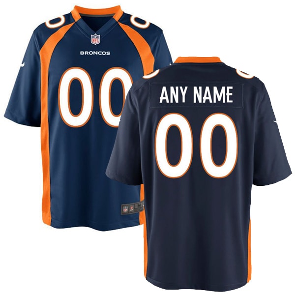 Denver Broncos Nike Youth Game Custom Jersey   Navy
