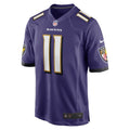 Men s Nike Jordans Stout Purple Baltimore Ravens Player Game Jersey