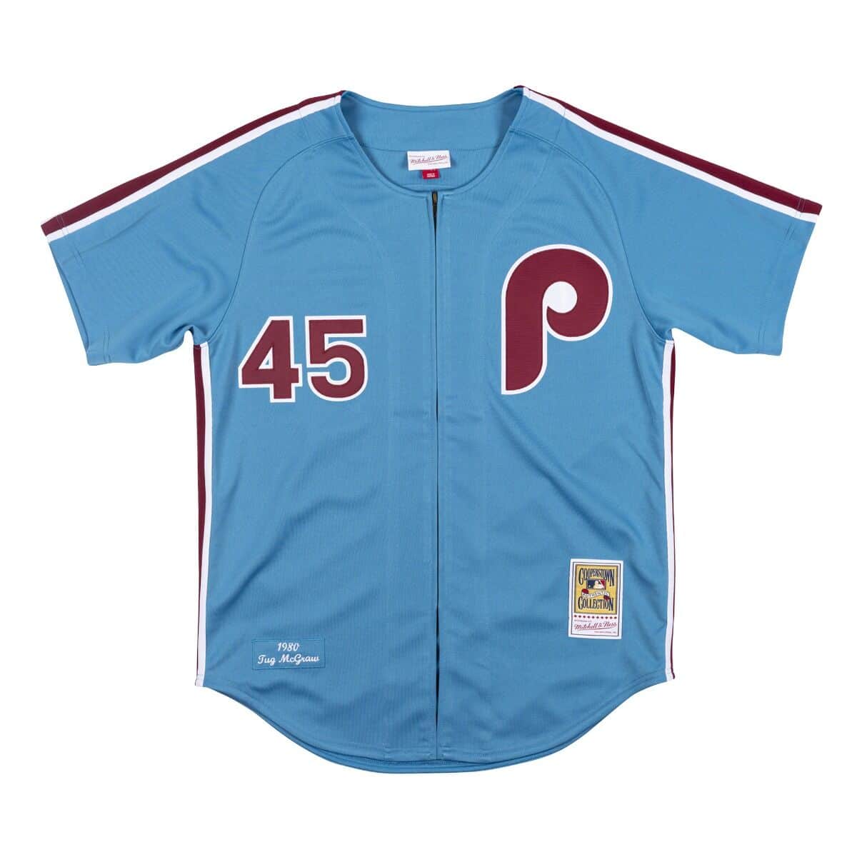 Authentic Jersey Philadelphia Phillies Road 1980 Tug Mcgraw