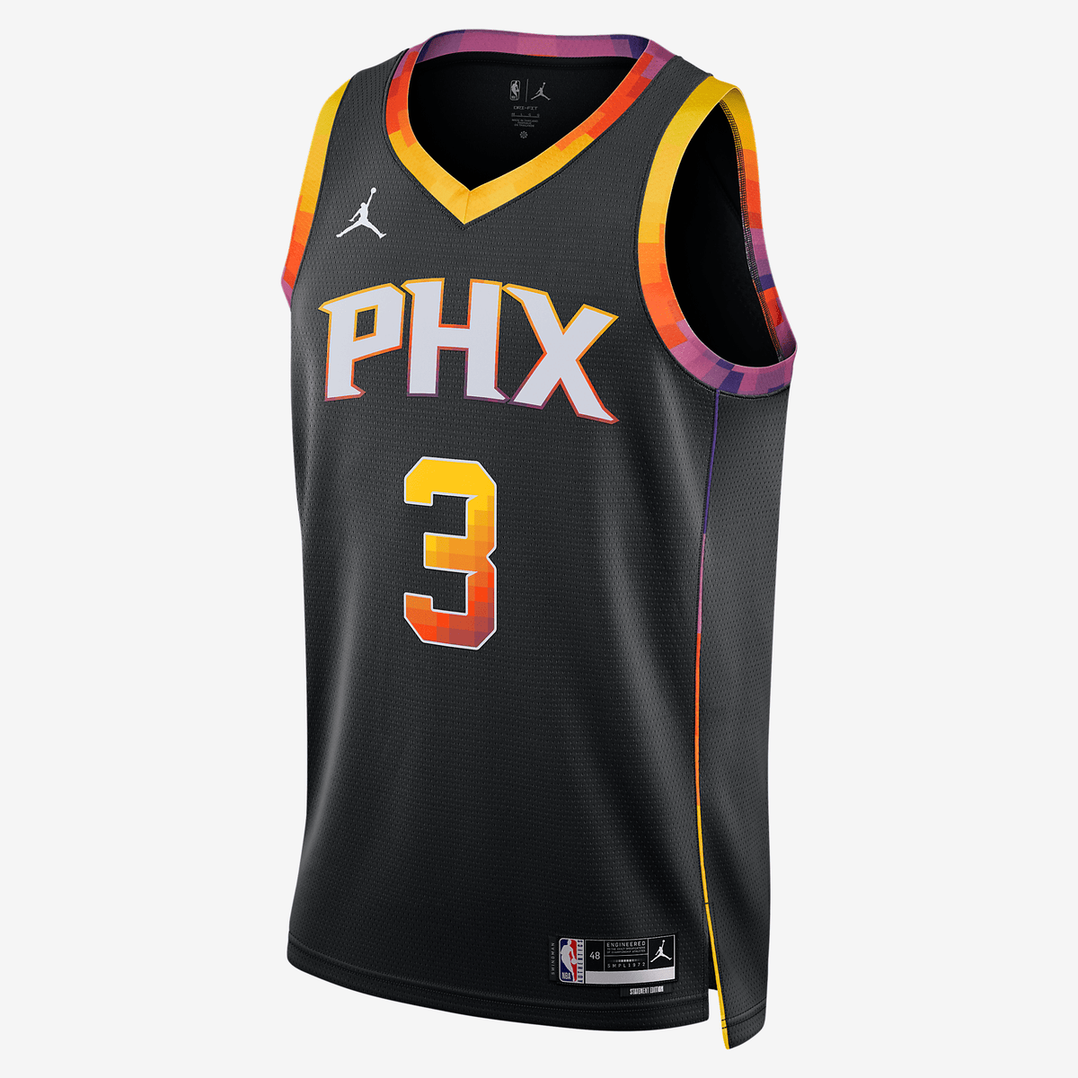 Phoenix Suns Statement Edition Jordans Dri-FIT NBA Swingman Jersey - Black