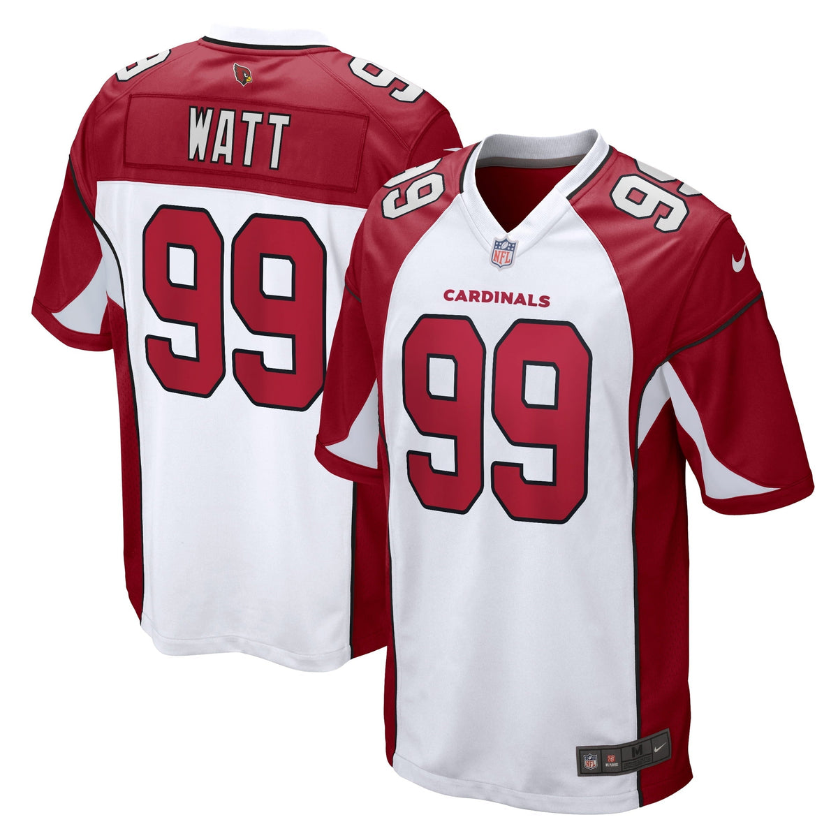 Men s Nike J.J. Watt White Arizona Cardinals Game Jersey