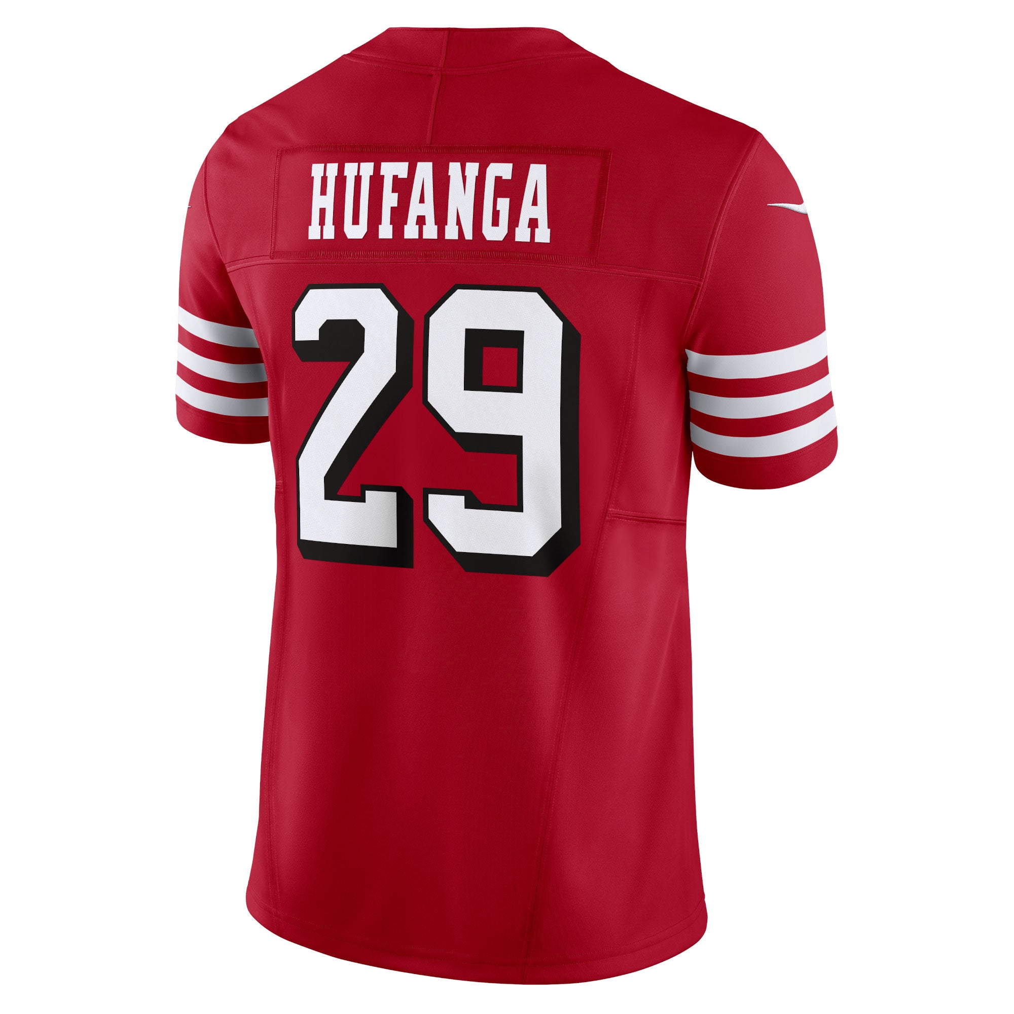 Men s Nike Talanoa Hufanga Scarlet San Francisco 49ers Alternate Vapor F.U.S.E. Limited Jersey