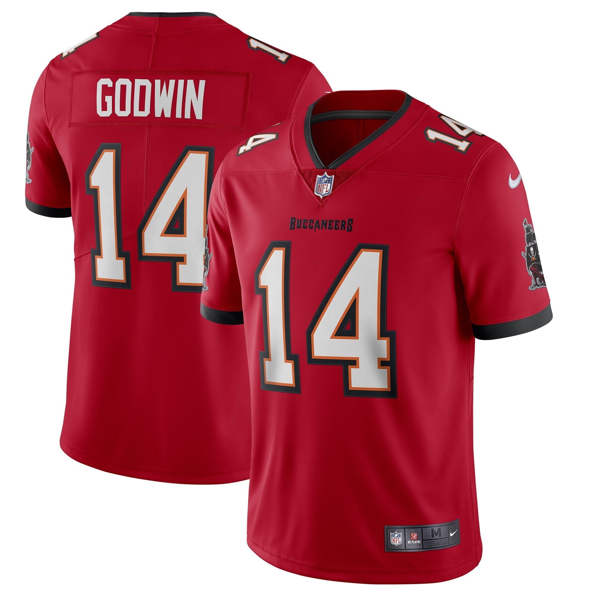 Men s Nike Chris Godwin Red Tampa Bay Buccaneers Vapor Limited Jersey