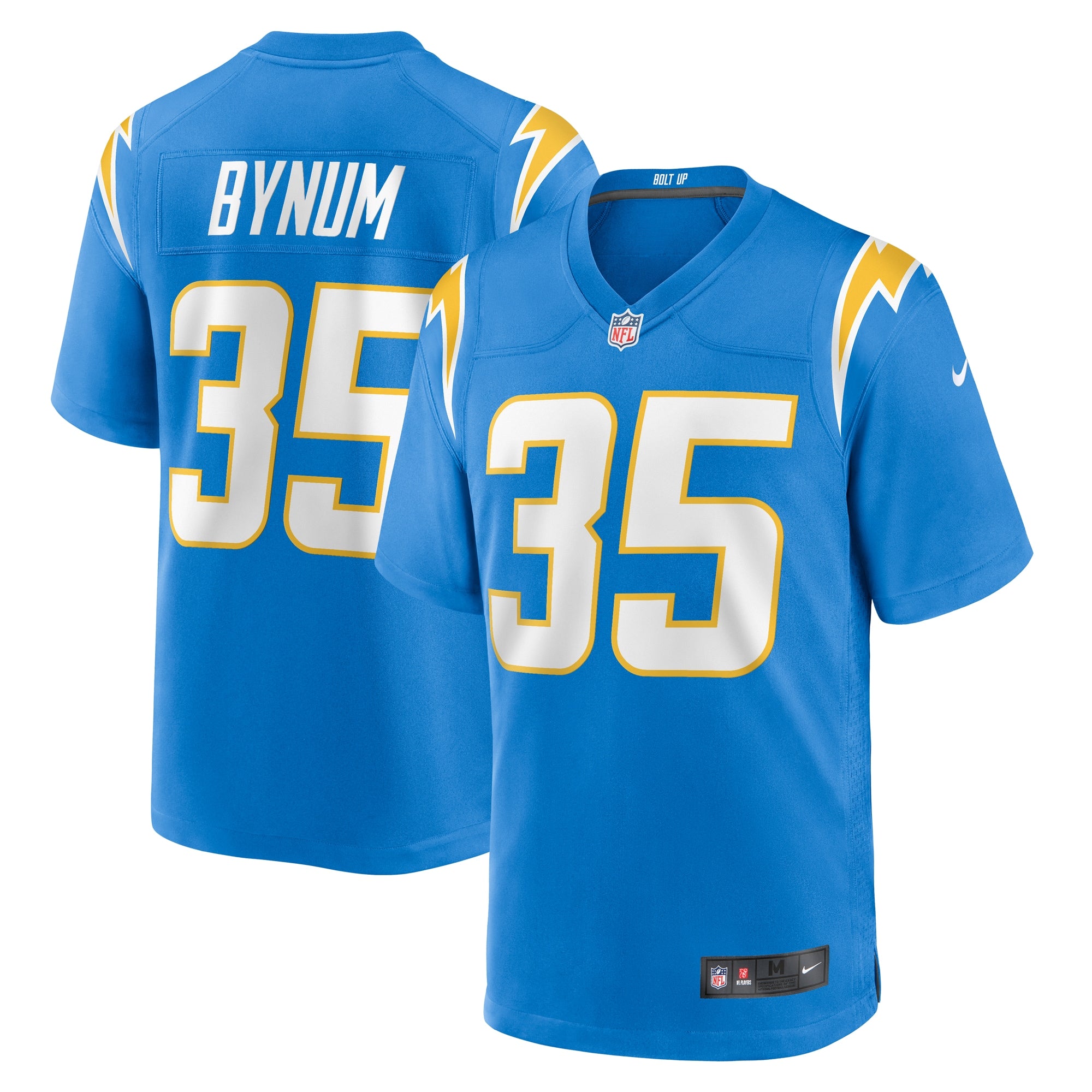 Terrell Bynum Los Angeles Chargers Nike Team Game Jersey    Powder Blue