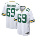 Youth Green Bay Packers David Bakhitari Game Jersey   White