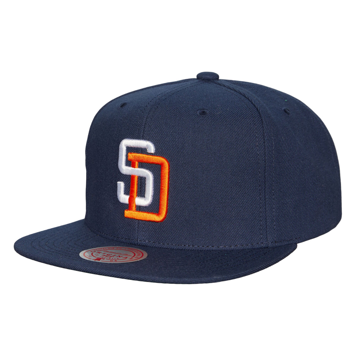 San Diego Padres Mitchell & Ness Cooperstown Collection Evergreen Snapback Hat - Navy