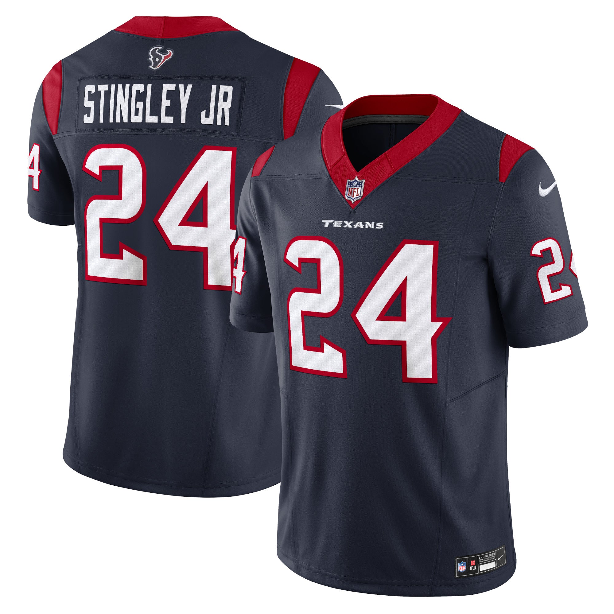 Derek Stingley Jr. Houston Texans Nike Vapor F.U.S.E. Limited Jersey   Navy