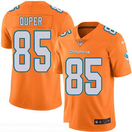 Men s Miami Dolphins Mark Duper Orange 2016 Color Rush Stitched NFL Nike Limited Jersey