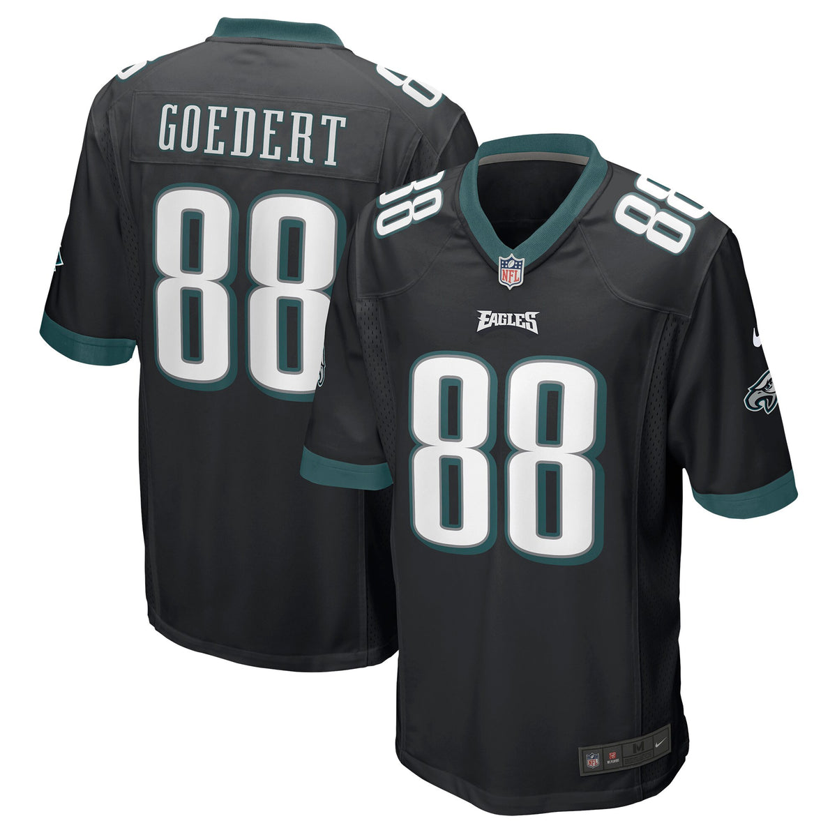 Dallas Goedert Philadelphia Eagles Nike Game Jersey   Black