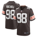 Men s Nike Isaac Rochell Brown Cleveland Browns Game Player Jersey