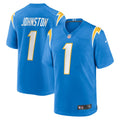 Youth Los Angeles Chargers Quentin Johnston Game Jersey   Powder Blue