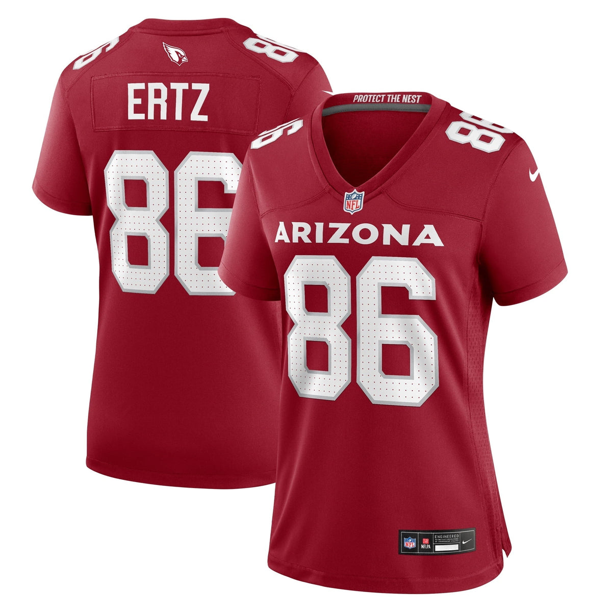 Women s Nike Zach Ertz Cardinal Arizona Cardinals Home Game Jersey