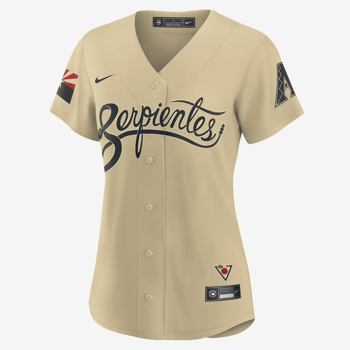 MLB Arizona Diamondbacks City Connect (Randy Johnson) Women's Replica Baseball Jersey - Gold