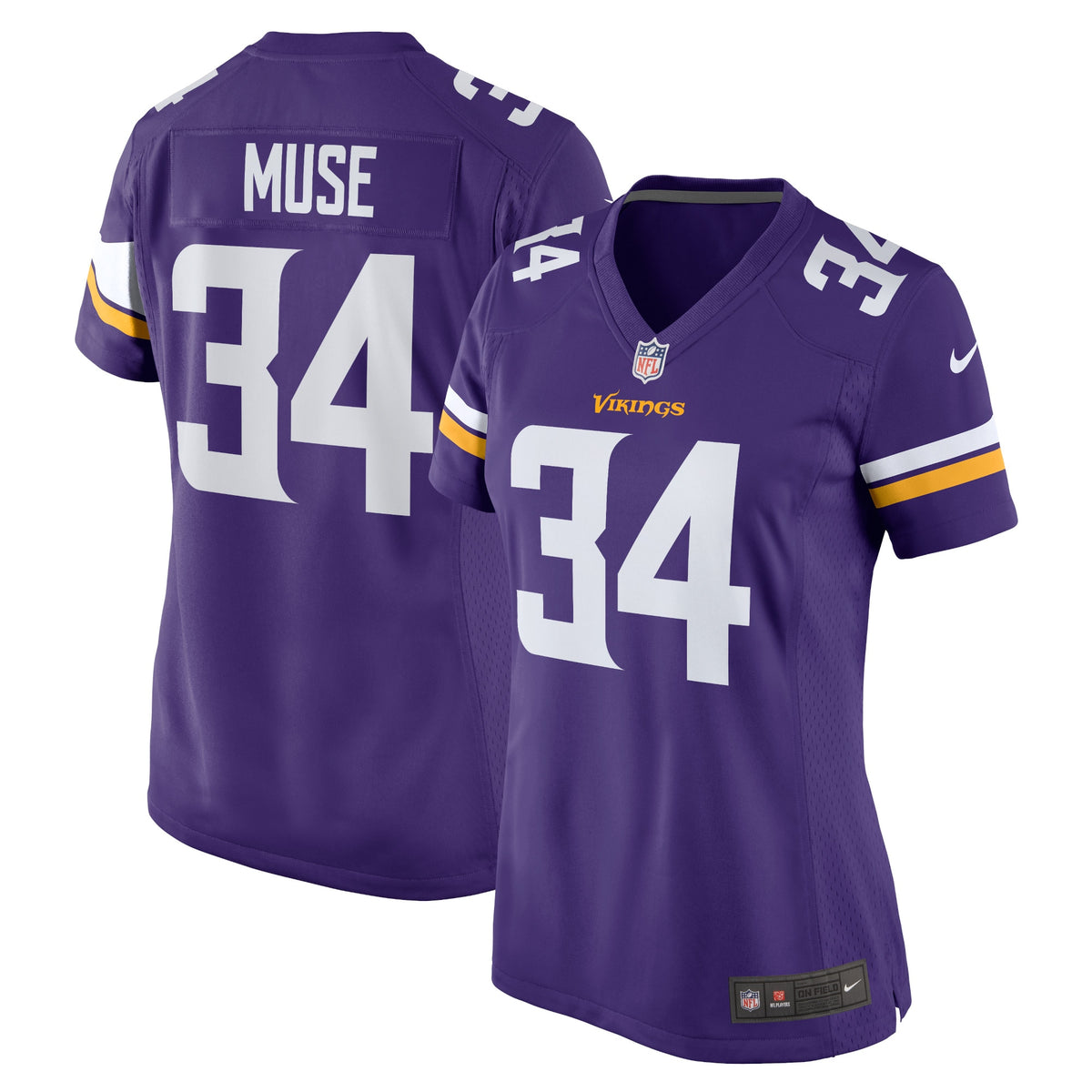 Nick Muse Minnesota Vikings Nike Women s Home Game Player Jersey   Purple