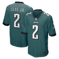 Men s Nike Darius Slay Jr. Midnight Green Philadelphia Eagles Game Jersey