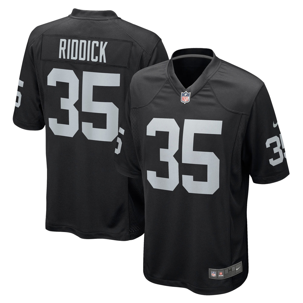 Theo Riddick Las Vegas Raiders Nike Game Jersey   Black
