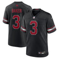 Budda Baker Arizona Cardinals Nike Game Jersey   Black
