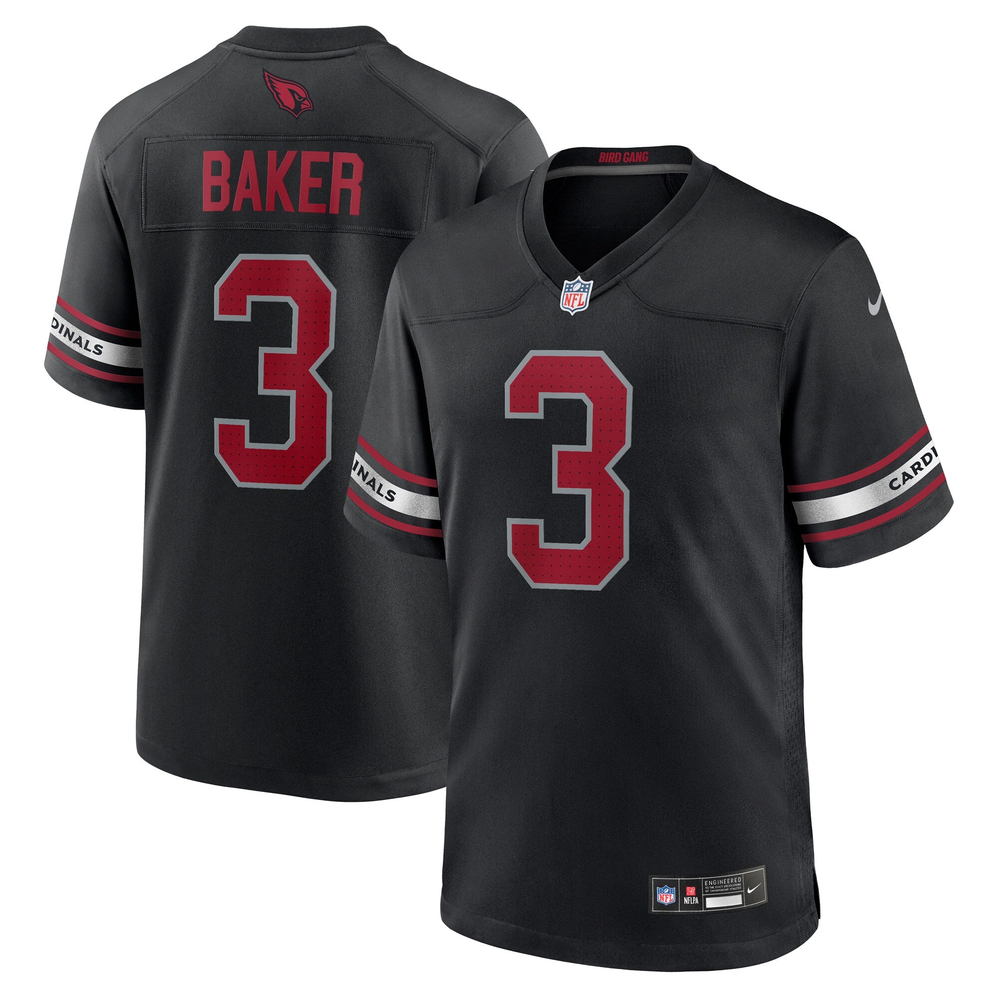 Budda Baker Arizona Cardinals Nike Game Jersey   Black