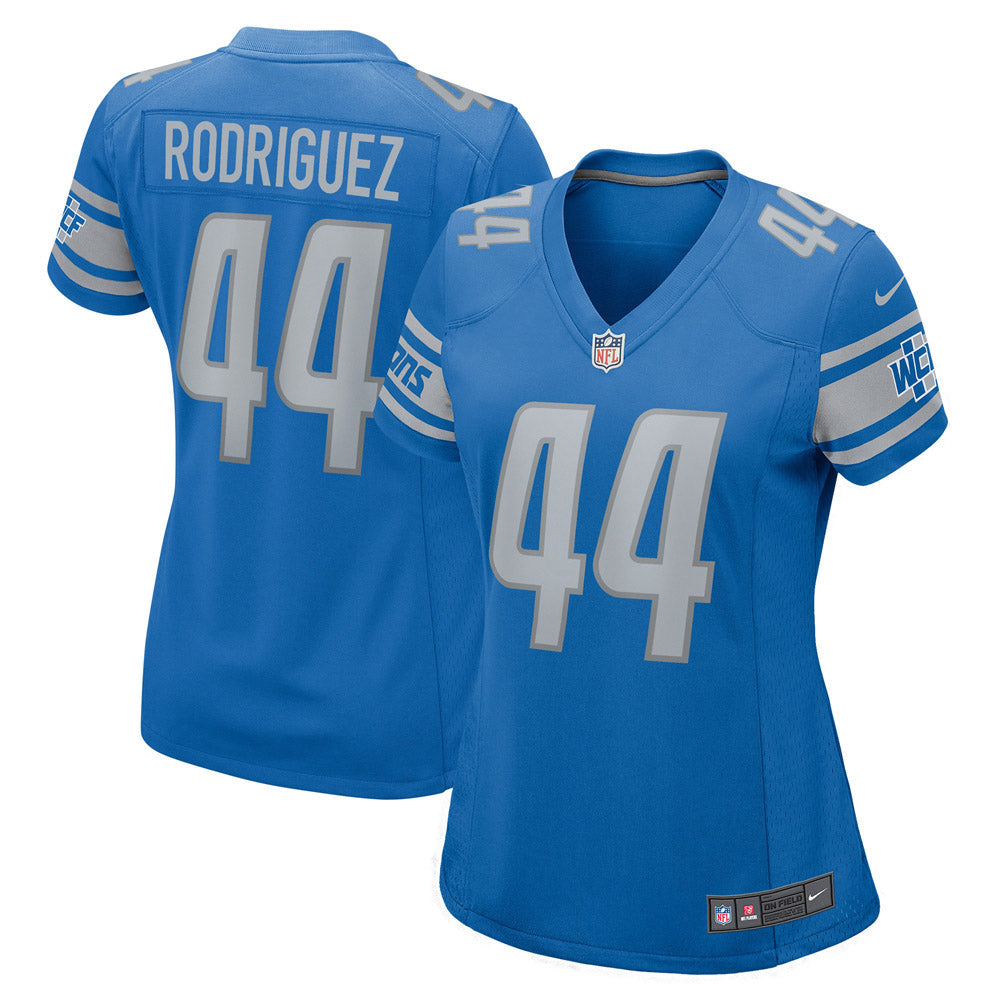 Women s Detroit Lions Malcolm Rodriguez Player Game Jersey Blue