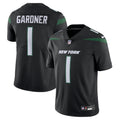 Men s Nike Ahmad Sauce Gardner Black New York Jets  Vapor Untouchable Limited Jersey