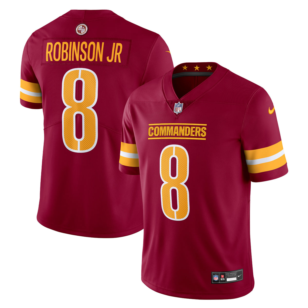Brian Robinson Jr. Washington Commanders Nike  Vapor Untouchable Limited Jersey   Burgundy