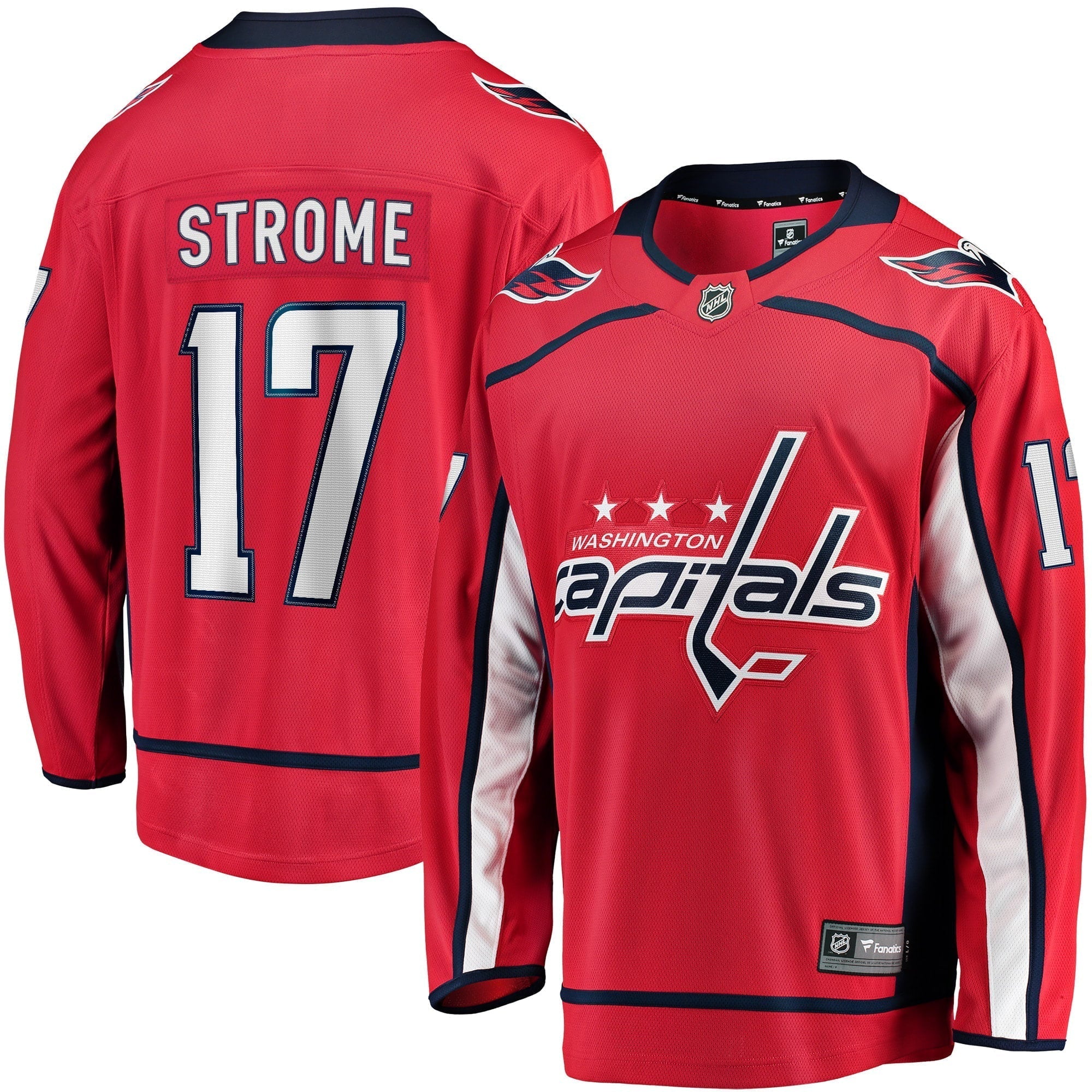 Men's Fanatics Branded Dylan Strome Red Washington Capitals Home Breakaway Player Jersey