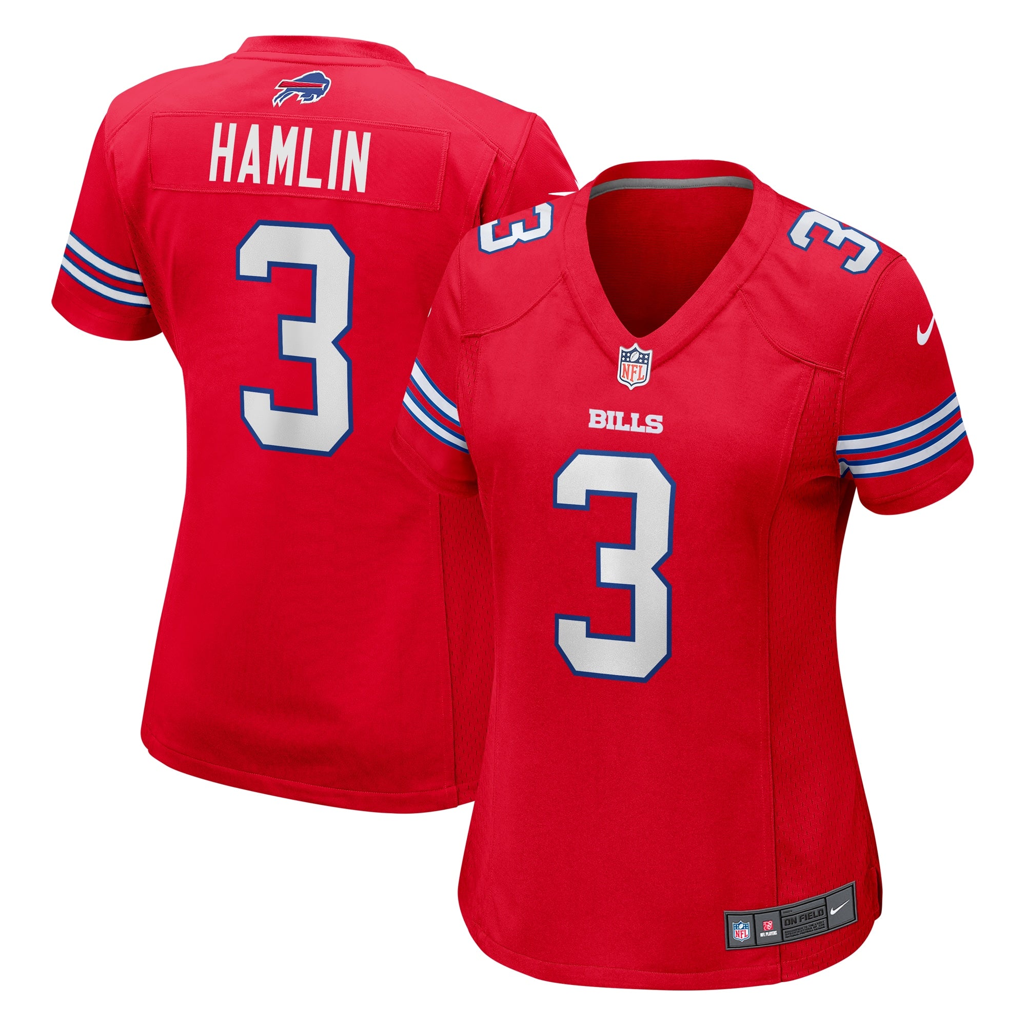Damar Hamlin Buffalo Bills Nike Women s Player Jersey   Red