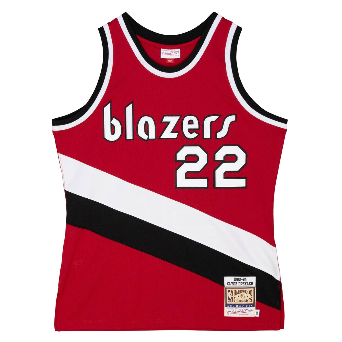 Authentic Clyde Drexler Portland Trail Blazers 1983-84 Jersey