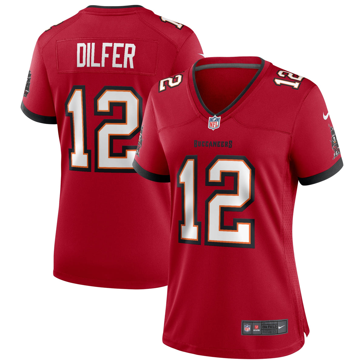 Trent Dilfer Tampa Bay Buccaneers Nike Women s Game Retired Player Jersey   Red