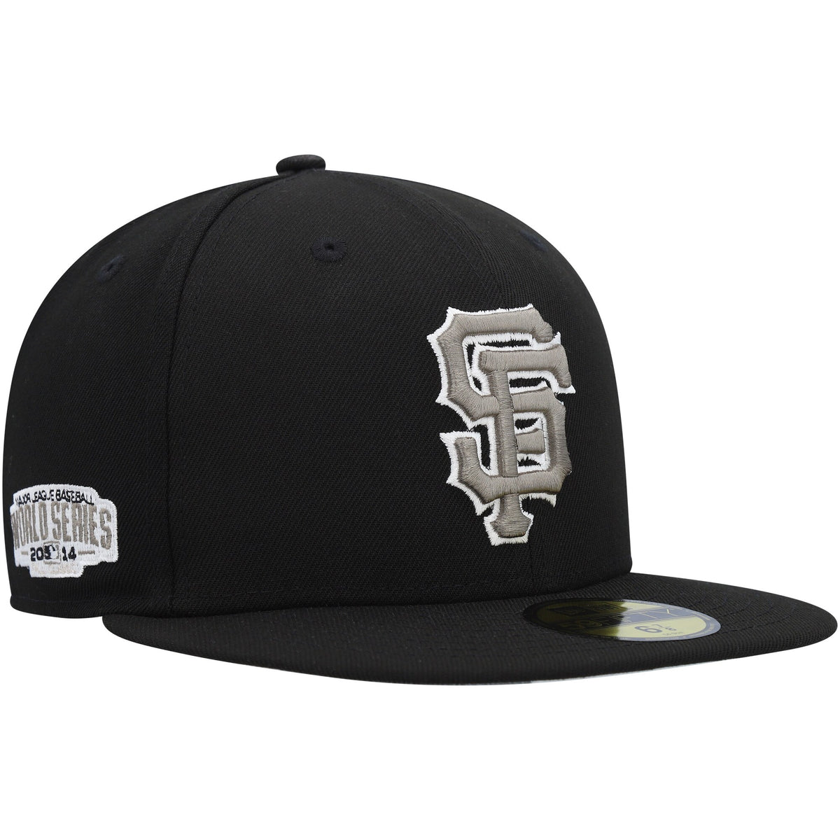 San Francisco Giants New Era Chrome Camo Undervisor 59FIFTY Fitted Hat - Black