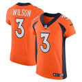 Russell Wilson Denver Broncos Nike Vapor Elite Jersey   Orange