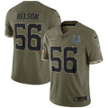 Quenton Nelson Indianapolis Colts Nike 2022 Salute To Service Limited Jersey   Olive