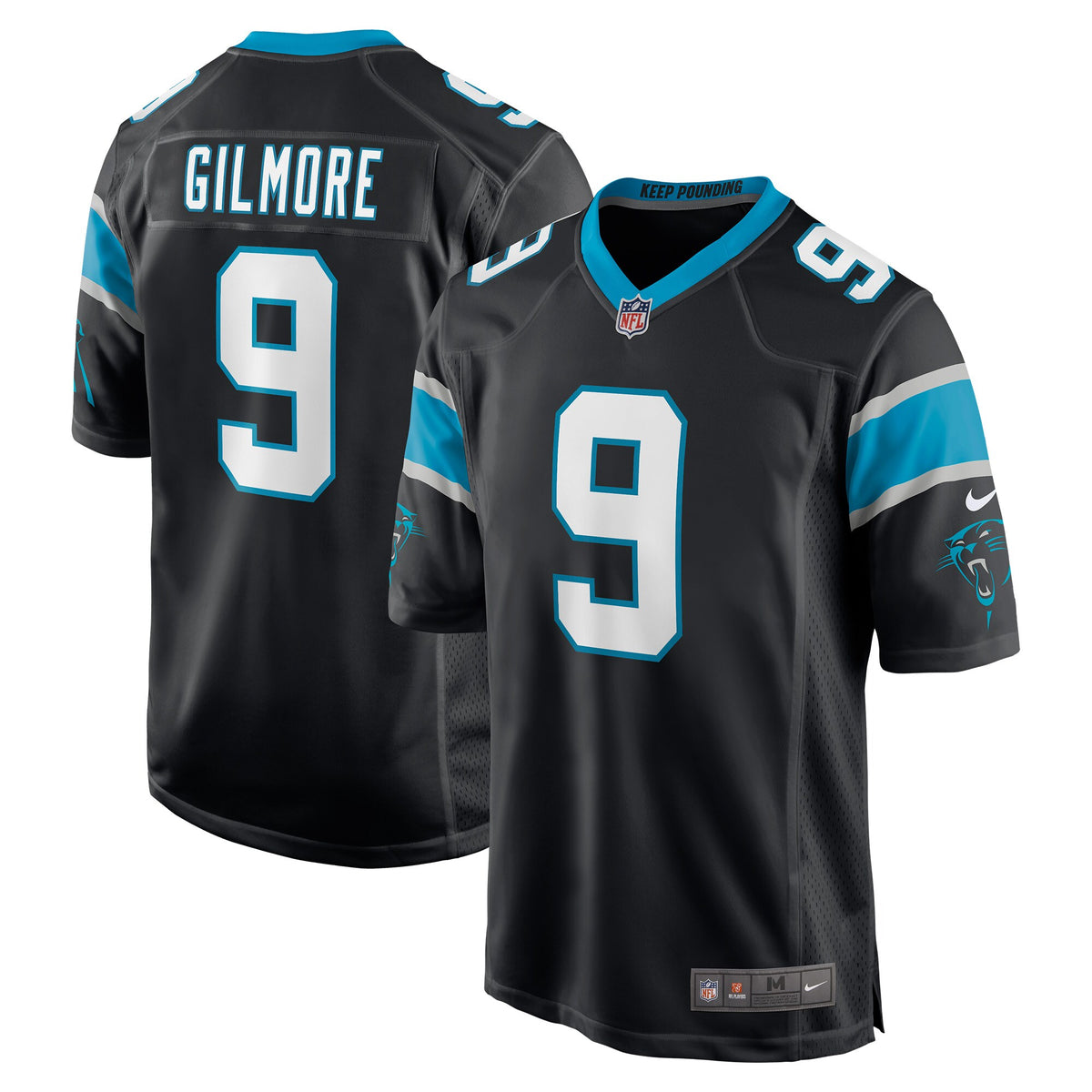 Stephon Gilmore Carolina Panthers Nike Game Jersey   Black