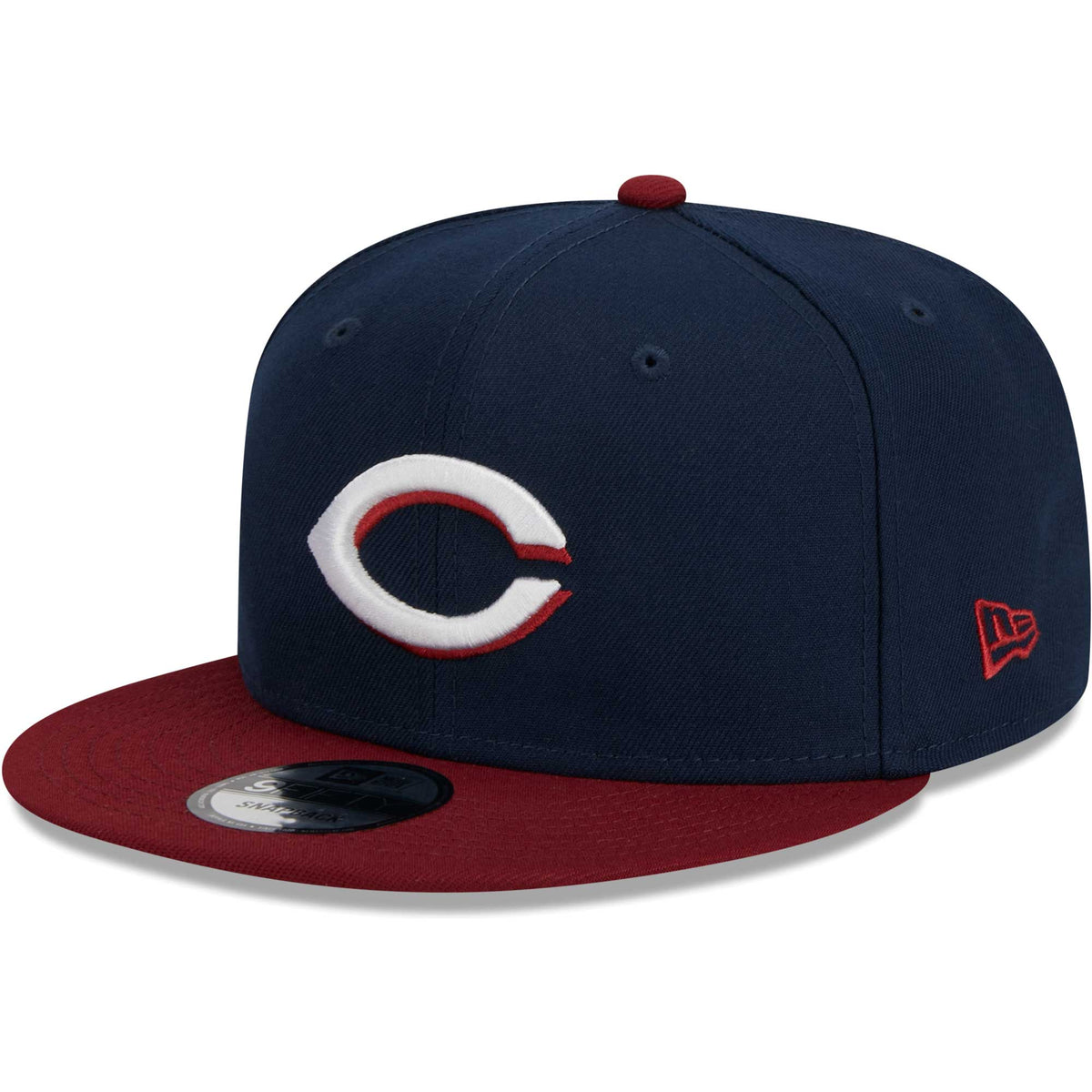 Cincinnati Reds New Era Two-Tone Color Pack 9FIFTY Snapback Hat - Navy