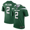 Men s Nike Zach Wilson Gotham Green New York Jets Legend Jersey