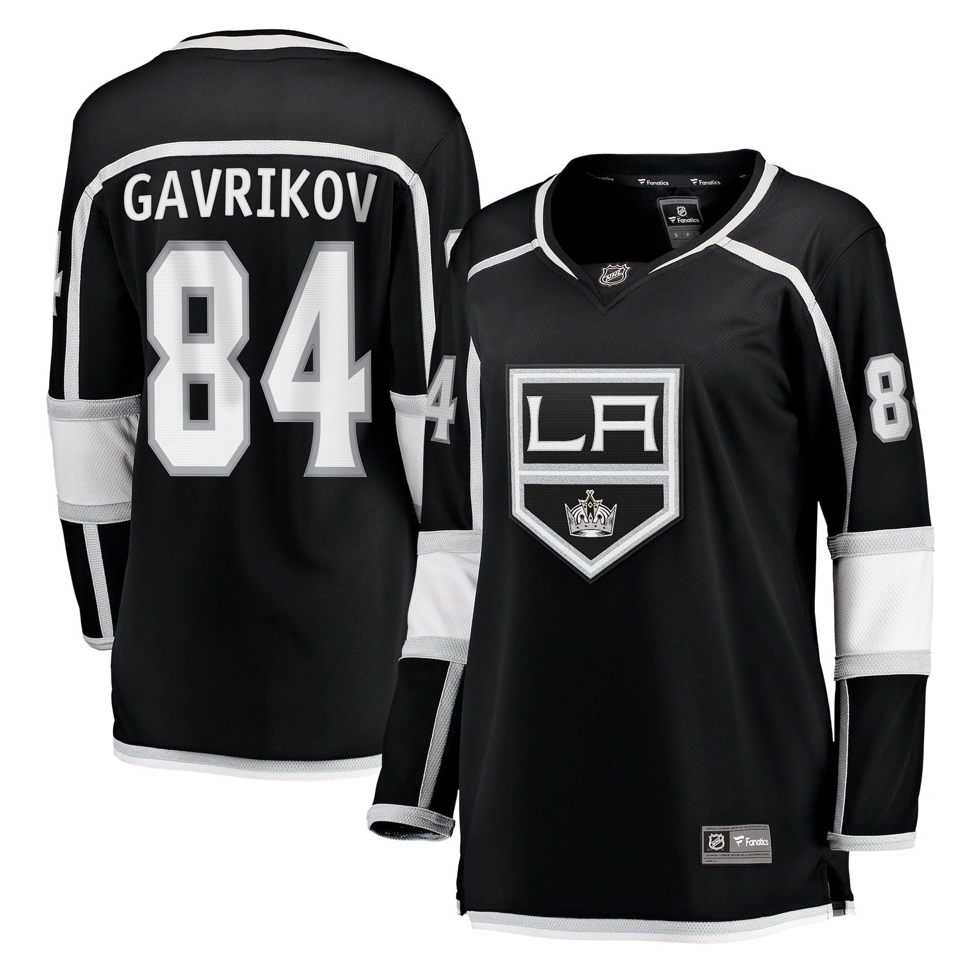 Women's Fanatics Branded Vladislav Gavrikov Black Los Angeles Kings Home Breakaway Jersey